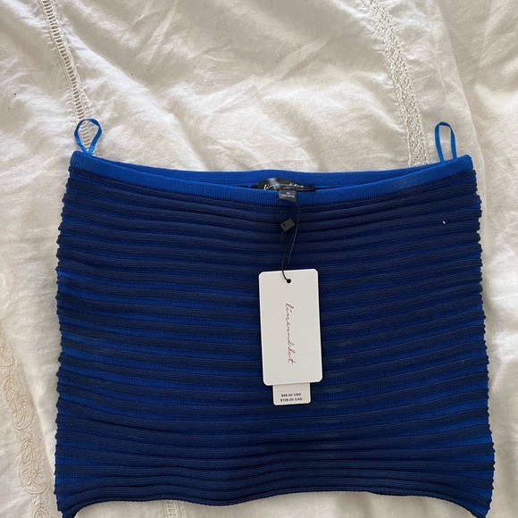 line and dot square tube top - Picture 2 of 4